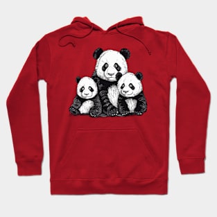 Panda Family Hoodie